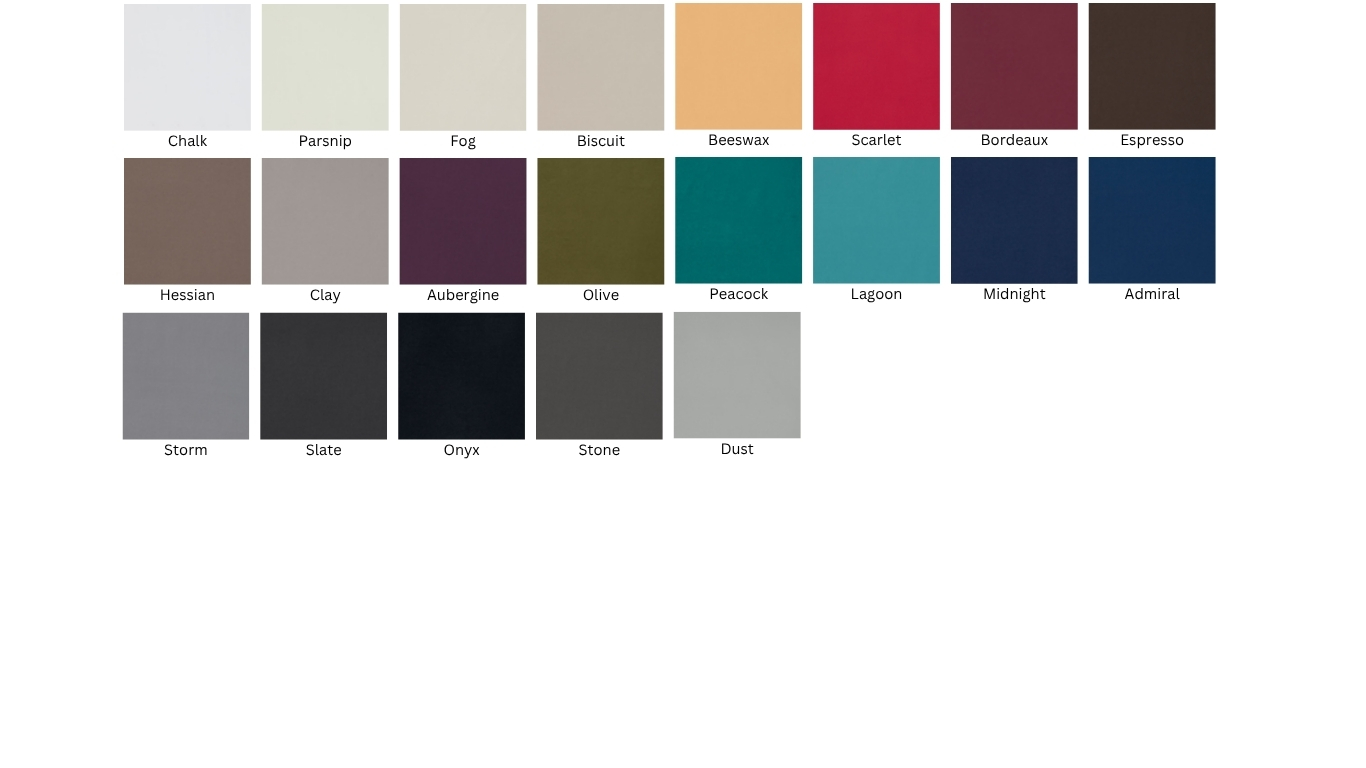 Apollo Fabric colour Pallet