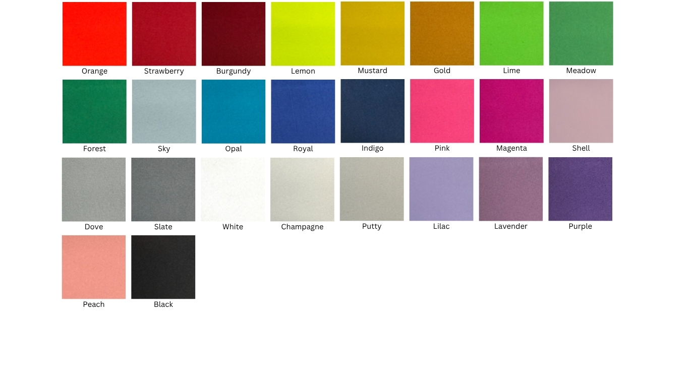 Elegance Fabric colour Pallet